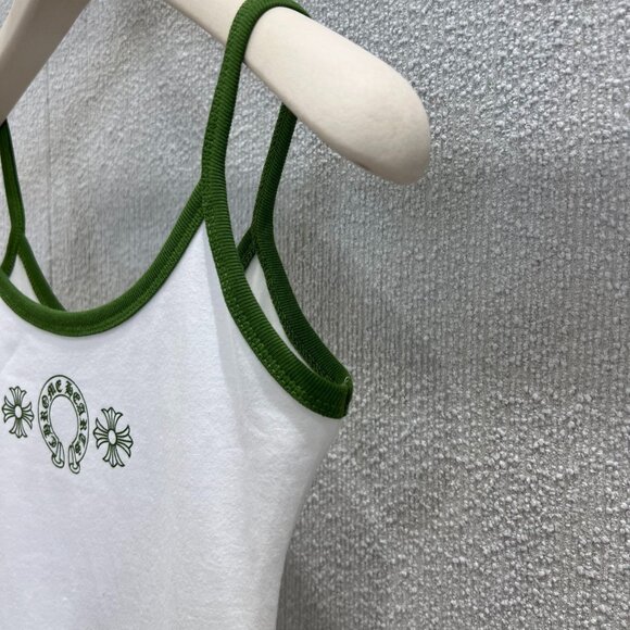 Chrome Hearts White and Green Tank Top - Picture 3 of 5